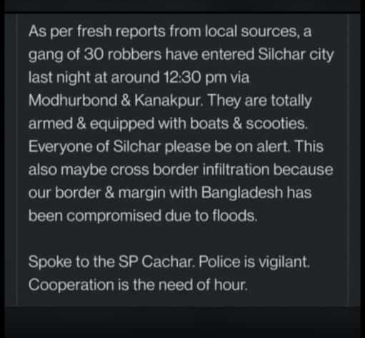 sciphi_Ananya's tweet photo. The repeated #SOScalls for help in the midst of history's worst crisis of flood in Silchar , please #prayforsilchar, it has again started to rain since yesterday,many people are harvesting rainwater for storing drinking water,such is the grim situation #floods https://t.co/o5R2VeIdbG