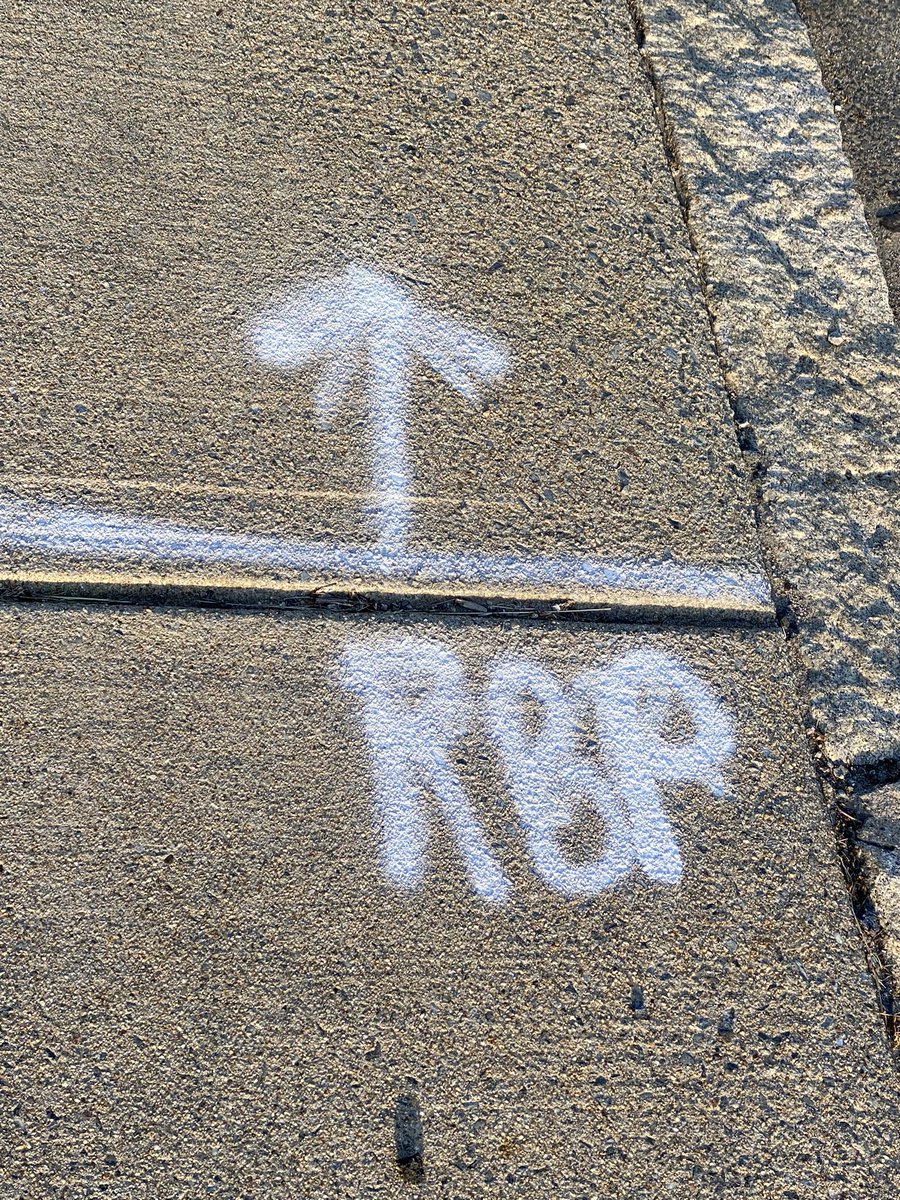 burgygm's tweet photo. Keep seeing these markings everywhere on sidewalks near me. Are these designated Rainbow Puke locations? #doodles https://t.co/uDrkZ4nk0o