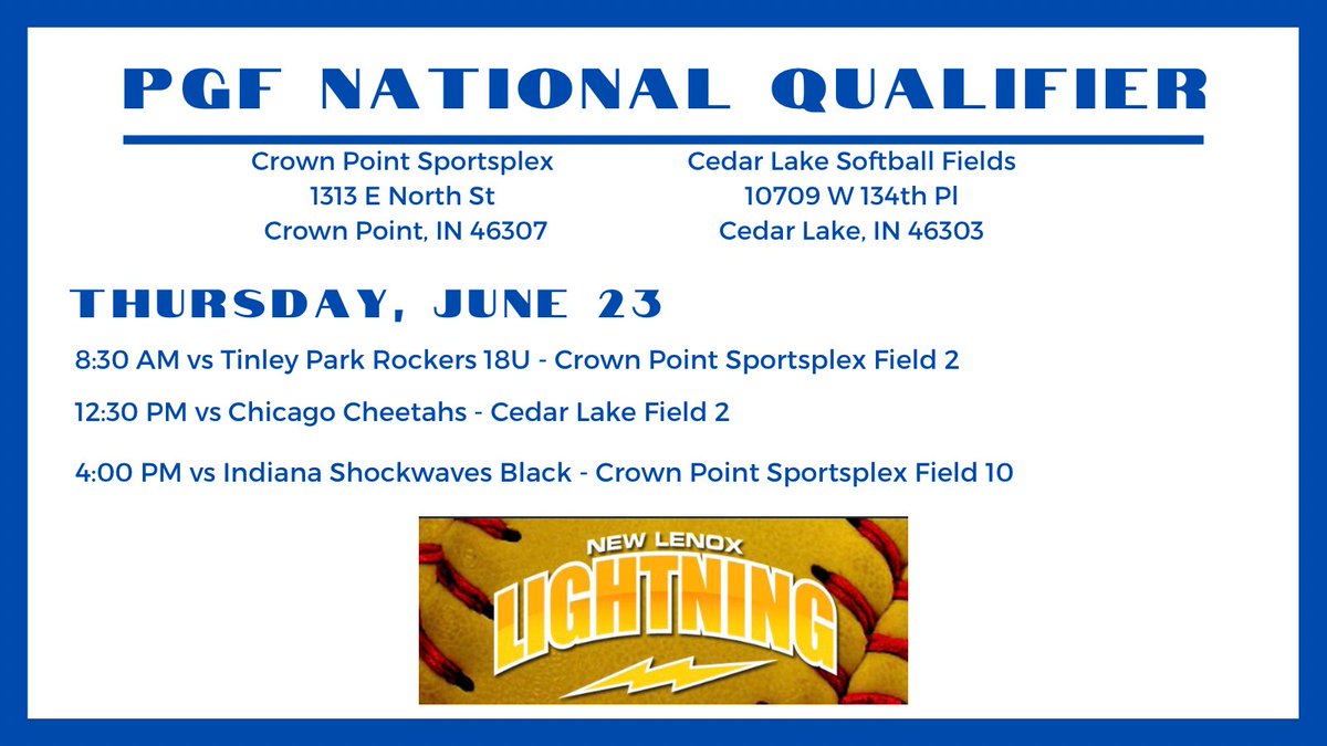 We’re back in Crown Point, IN this weekend! Bracket starts at 4 PM tomorrow ⚡️