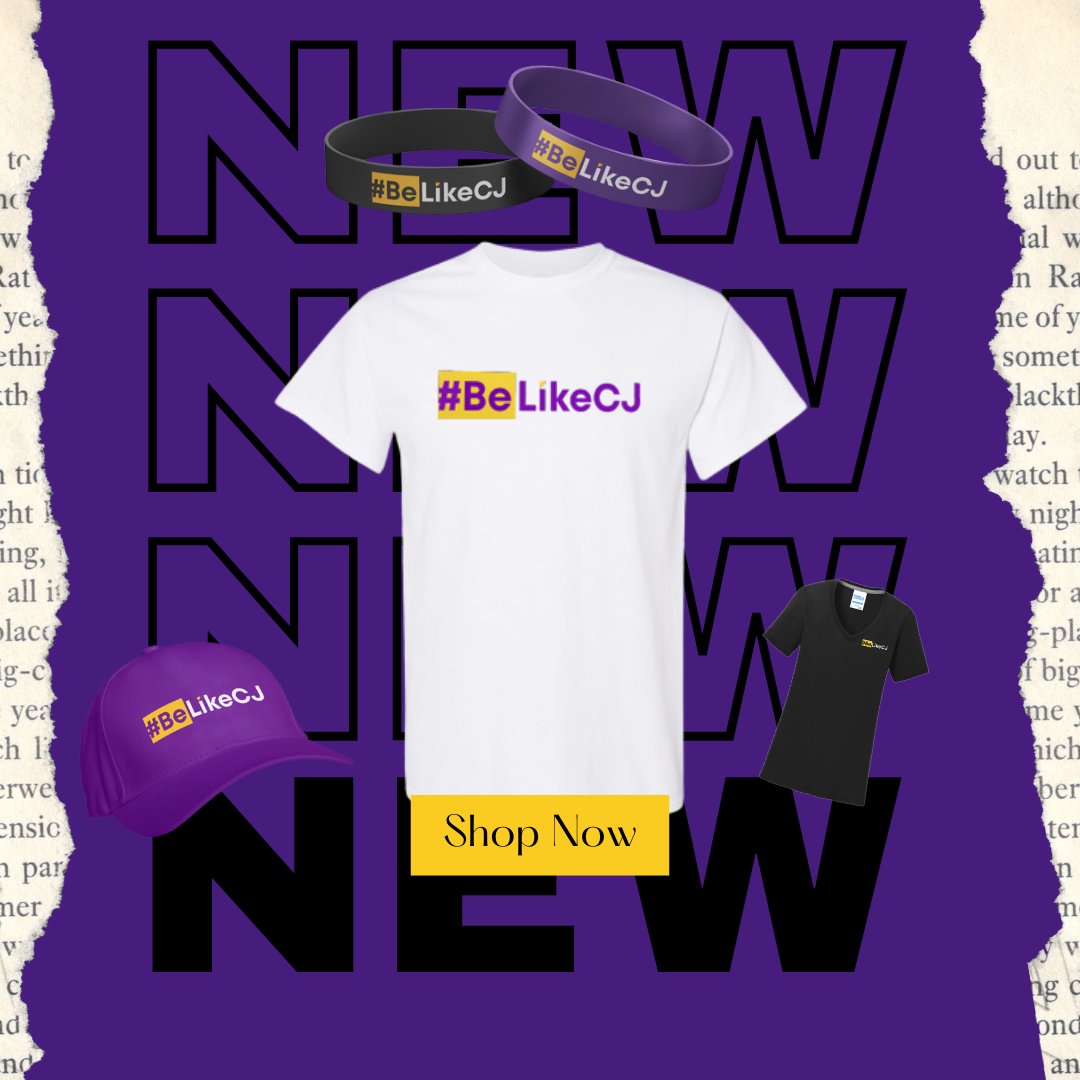 #BeLikeCJFoundation has a new online store and collection!

We're excited to host apparel and promotional items to represent our foundation and spread our message of #inspiringothers to #belikeCJ ! 

Shop now: belikecj22.itemorder.com/shop/sale/