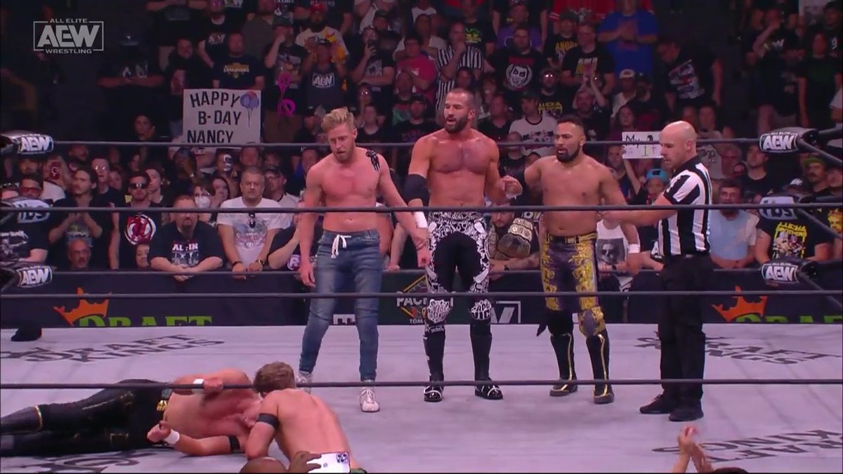 The team of Orange Cassidy and #RoppongiVice get the win over Will Ospreay and Aussie Open, ahead of #ForbiddenDoor!!

#AEWDynamite