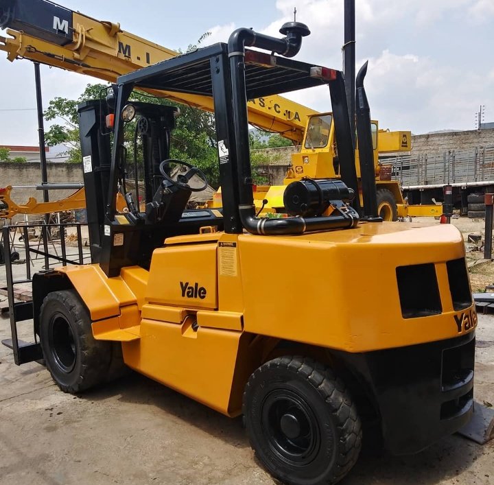 Caniel1's tweet photo. En Venta Montacargas YALE modelo año 1998, capacidad 4,5 Ton. Motor Mitsubishi gasoil 4 cil. Torre doble, altura máxima de levante 2,95 mts. Con desplazamiento lateral. Cauchos macizos dobles delanteros y sencillos traseros. Precio de oportunidad 7.000$. llamar al +58-412-7427408 https://t.co/YIVHrF1ID9