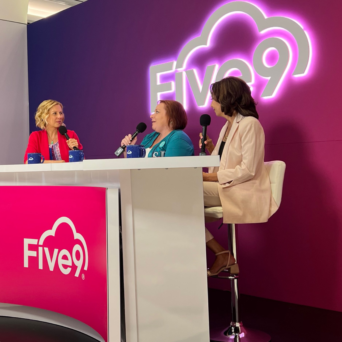 UnifyCX's tweet photo. Live from CCW Las Vegas in the Five9 Pavilion. Vidya Ravichandran is being interviewed about her CCWomen’s Hall of Fame award & how she empowers other women to succeed.
#glowtouch #ccw #comeseeus #booth227 #customersupport #customerservice #CCWomen #CCWVegas #CustomerContactWeek https://t.co/C7BHcyV9Ex
