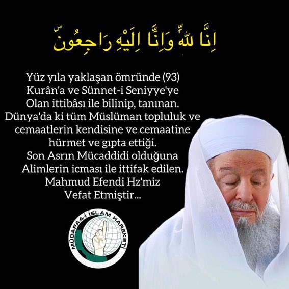 Ümmeti Muhammet’in başı sağolsun