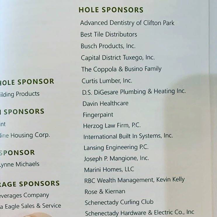 curlschenectady's tweet photo. Thanks to member Pat Howard  we were proud to be a sponsor of the ALS Memorial Open Golf Tournament held at @vanpattengolf today. 

#als #support #membersrock #charityevent #fightals https://t.co/k3Nc33n3E7