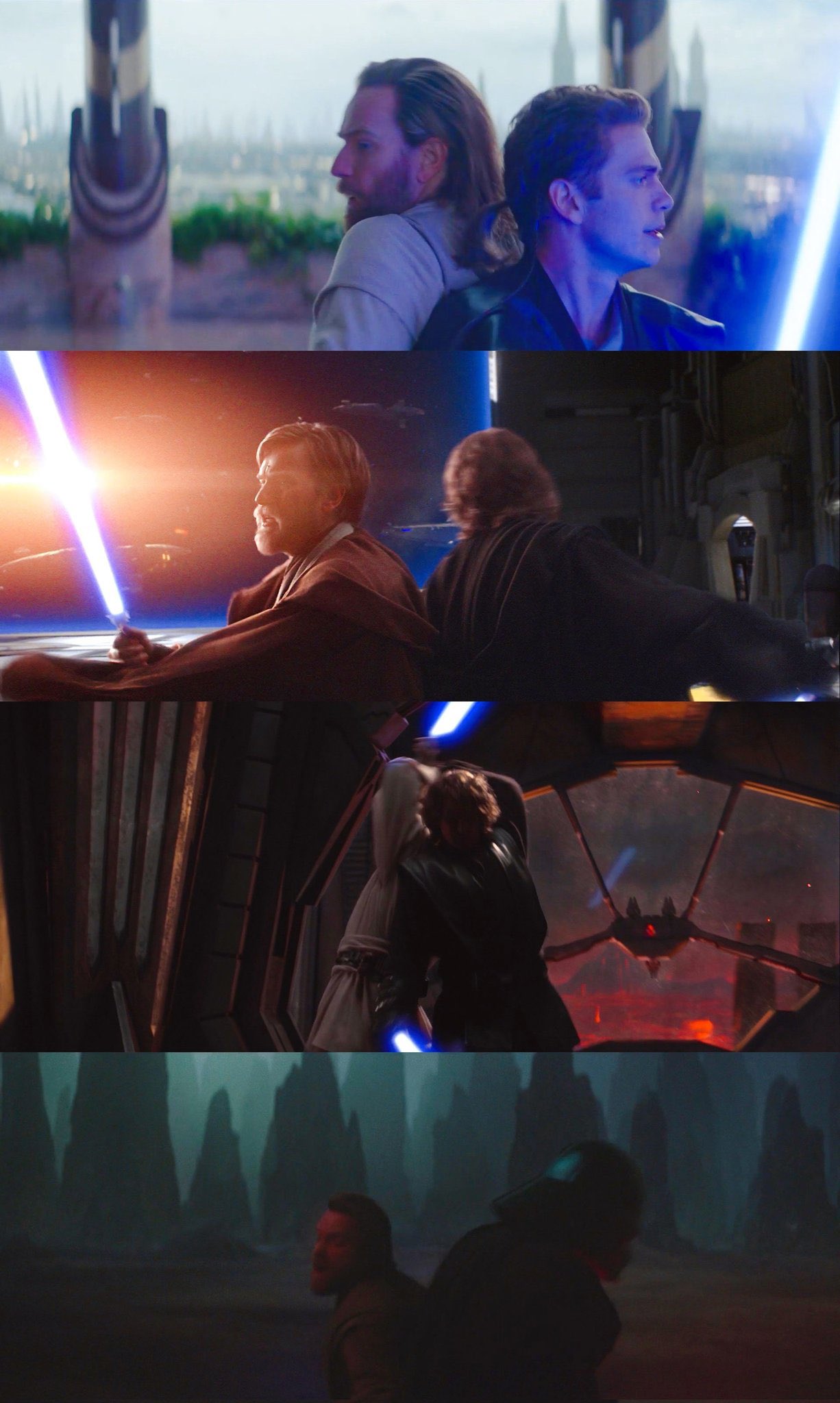 alexa⁷ | full time kili stan ☾ | ia on Twitter: "#kenobi #obiwan  #obiwankenobi spoilers!! - - “blade-to-blade, obi-wan and anakin were  identical. after thousands of hours lightsaber sparring, they knew each