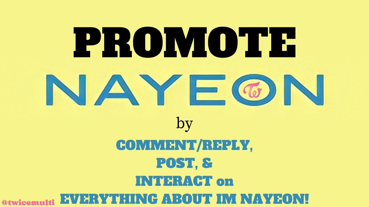 5thgenqt's tweet photo. ⏰#PROMOTE_NAYEON🎈 (1PM KST)⏰

1st Day Template👇

.@JYPETWICE's NAYEON will be making her SOLO DEBUT on JUNE 24,2022 1PM KST/ 0AM EST with her Mini-Album #IM_NAYEON and it's title track #POP❣ #NAYEON_POP, Pre-Save &amp; Pre-Order to hear NEW BOP SONGS!
🔗https://t.co/Sed6lBcxpa https://t.co/wQuwS2H2qR
