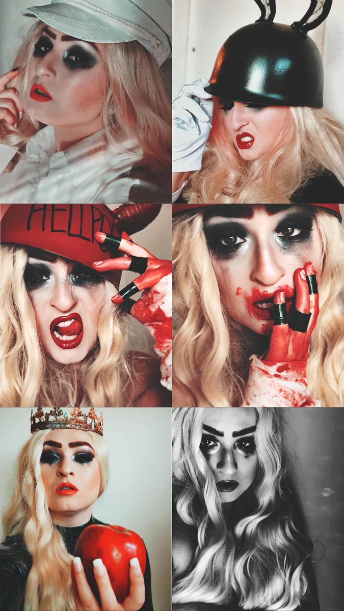 jengalster's tweet photo. In honor of @OfficialITM “Blood” album turning 10 years old this year, I thought I’d share all my makeup recreations from each music video off the album ❤️💋🤘🏻💉🩸
#inthismoment #bloodlegion #10yearsofblood #makeupartist https://t.co/3jaRm6dTyU