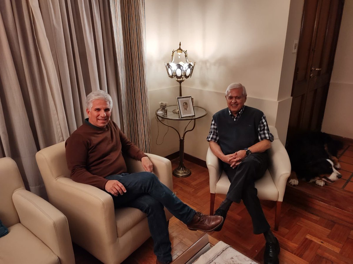 Visité hoy, en Villa Mercedes, a Eduardo Mones Ruiz. Siempre es un gusto escuchar sus reflexiones sobre la realidad política y social de la Provincia de San Luis. Tenemos muchos puntos de encuentro.