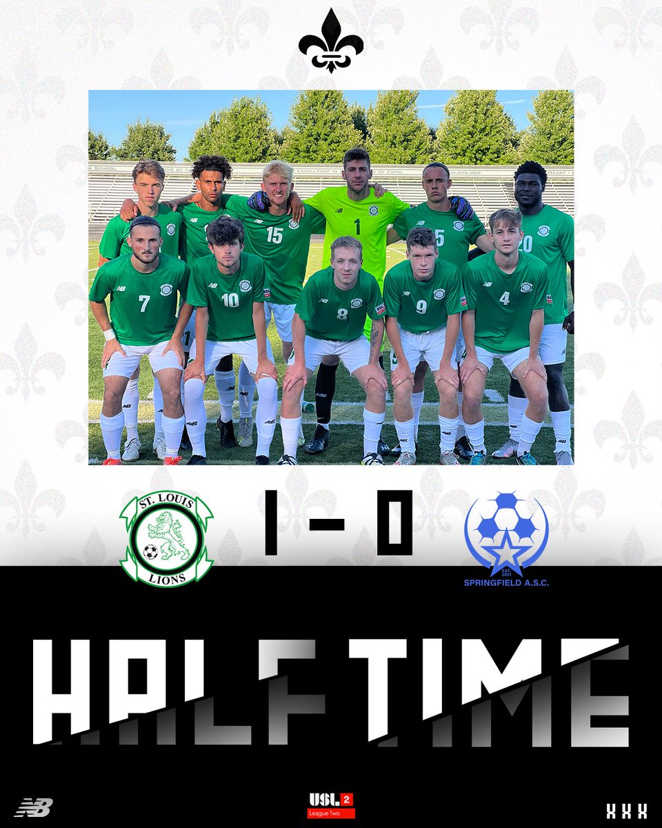 StLouisLions's tweet photo. HALF TIME #StLouisLions #USL2 #SupportLocal #SaintLouis #STLSoccer #STLvSPR https://t.co/wrDPTHOR2n