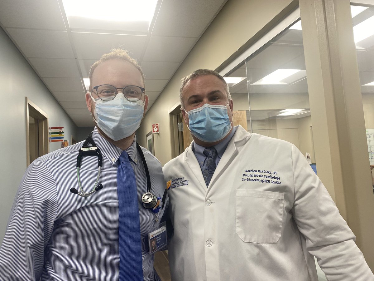 Matthew W Martinez (@mmartinezheart) on Twitter photo 1st day in HCM/Sports Cardio clinic with this guy!@BradLander18 - A few Obstructive. A few Non obstructive. Two ICD referrals. One pre surgical. One post surgery. 3 New medication starts. 2 AFIB. One powerlifter. 1 family screening. Just another Wednesday clinic <a href="/morristownheart/">@MorristownHeart</a> 1st day in HCM/Sports Cardio clinic with this guy!@BradLander18 - A few Obstructive. A few Non obstructive. Two ICD referrals. One pre surgical. One post surgery. 3 New medication starts. 2 AFIB. One powerlifter. 1 family screening. Just another Wednesday clinic <a href="/morristownheart/">@MorristownHeart</a>