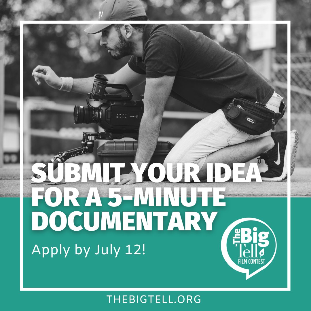 It's time to apply for The Big Tell! @CMAC is looking for applications from filmmakers of all skill levels to highlight the Central Valley's innovative and inspiring people and places! Click the link to apply today! #thebigtell #centralvalley linktr.ee/centralvalleycf