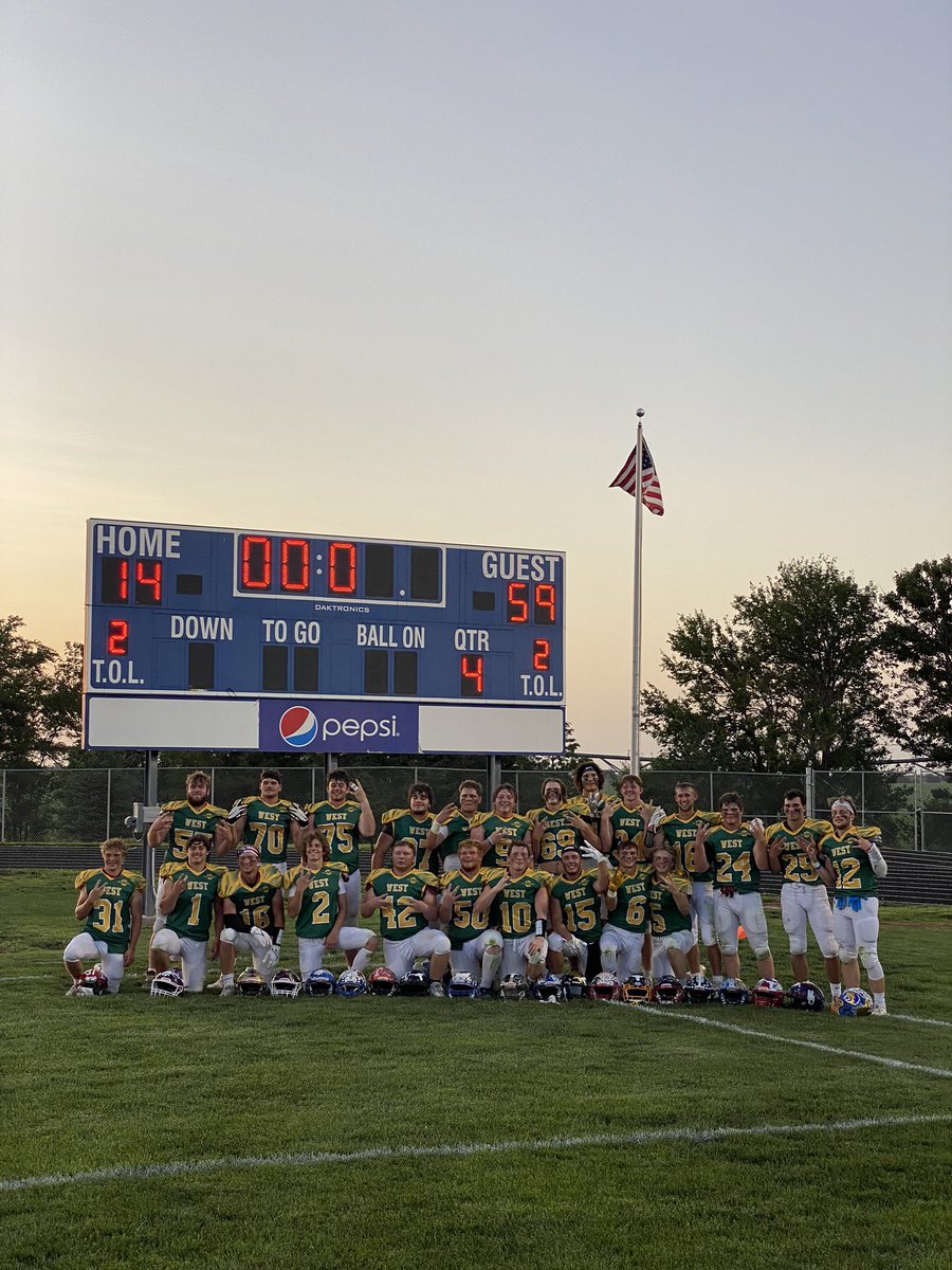 STKnights's tweet photo. This past weekend @ReeceZutavern represented the West in the Sertoma 8-Man All-Star Game. He was voted a team captain and helped the West to a record setting win #STKnights⚔️ #EMAK #West @NE8manFB https://t.co/iYbMMY2PPK