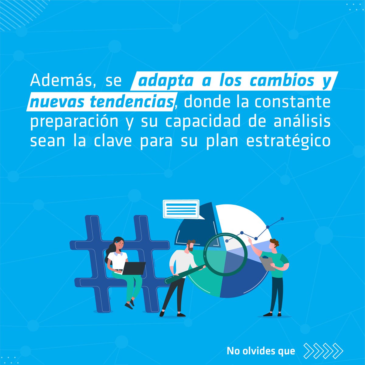 PolitologosD's tweet photo. #PoliTips 💡
En Politólogos Digitales te compartimos las tres características fundamentales que debe tener un #EstrategaDigital: 

👥Empático
🎙️ Comunicativo 
📚 Adaptativo 

Cuéntanos, desde tu experiencia ¿Qué características de liderazgo no le puede faltar? 🤔  ¡Te leemos! https://t.co/sDLMJBxtTR