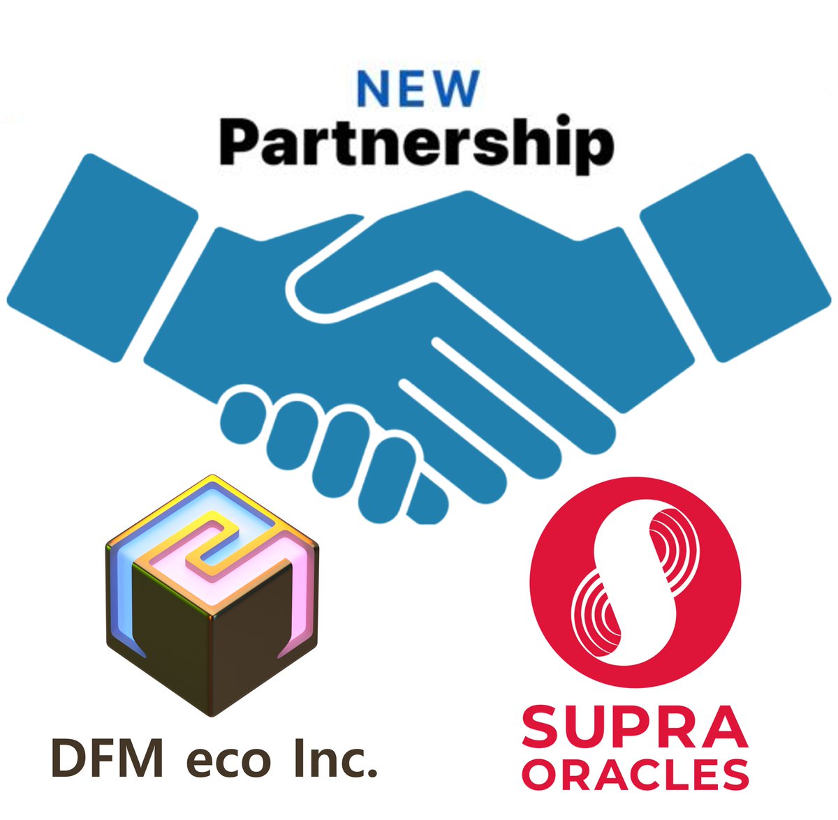 DFMeco's tweet photo. DFM eco Inc. signs the partnership with SUPRA ORACLES

Through the partnership, DFM eco Inc. plans to include SUPRA token for payment in UsePAY, and to collaborate in various ways for marketing in the future. https://t.co/K3djEKiMGe