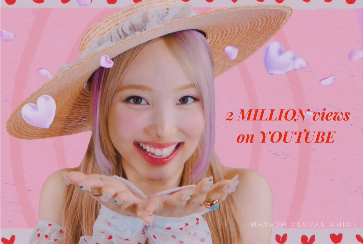NYGLOBAL_UNION's tweet photo. NAYEON "POP!" M/V Teaser 2 surpassed 2 MILLION streams on YouTube 🎉
Watch it here 👇
https://t.co/SSaMydy6R9
NAYEON SECOND MV TEASER
#POP_Teaser2
#NAYEON_POP
#IM_NAYEON
@JYPETWICE https://t.co/JtjNGDA7Oo