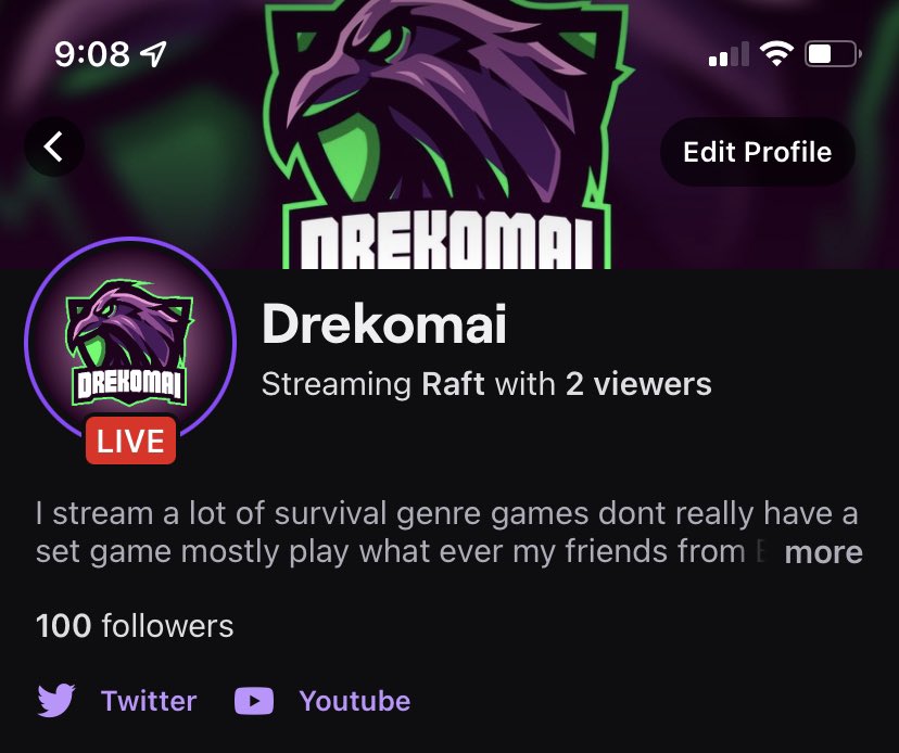 Drekomai's tweet photo. Hey I hit 100 thanks to @LordKnabble ! https://t.co/ue2h1kQ940