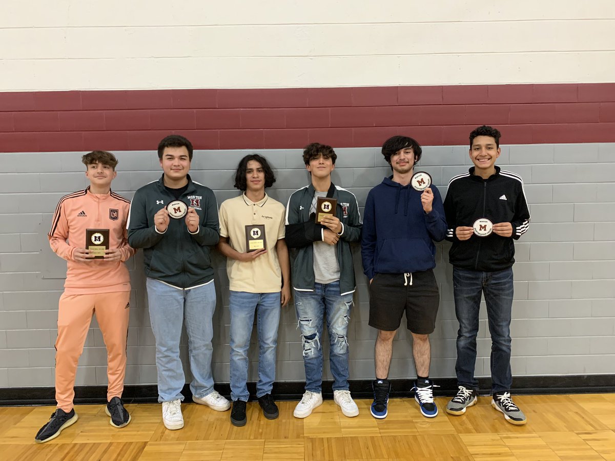 Congrats to all of the freshmen and JV for their awards this season. We look forward to watching you play in the future. #mortonpride