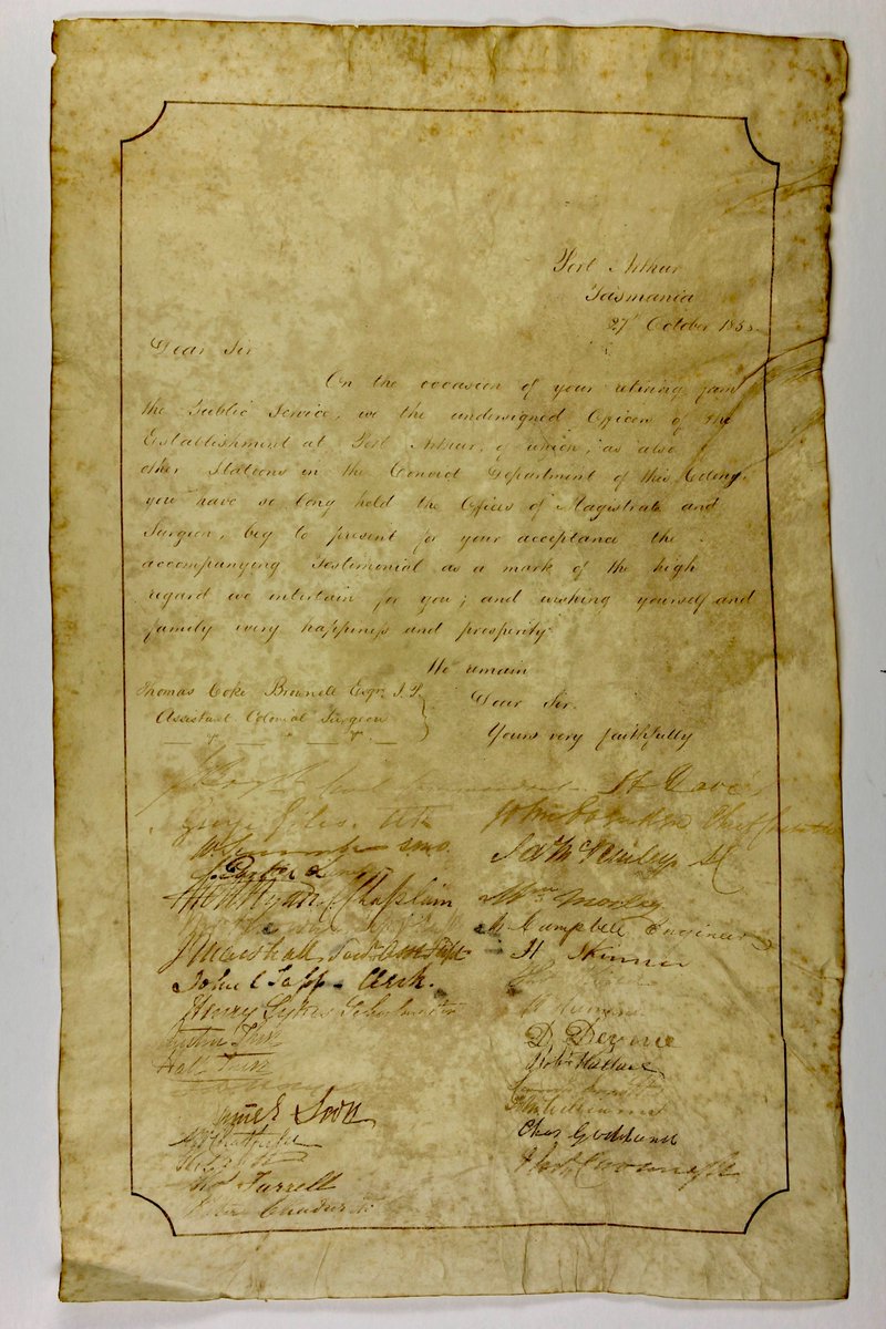 A generous donation from descendants of Dr Thomas Coke Brownell the very first of the qualified medical staff appointed to the Port Arthur settlement in 1832 
portarthur.org.au/2022/06/genero…
#artefacts #history #Collections