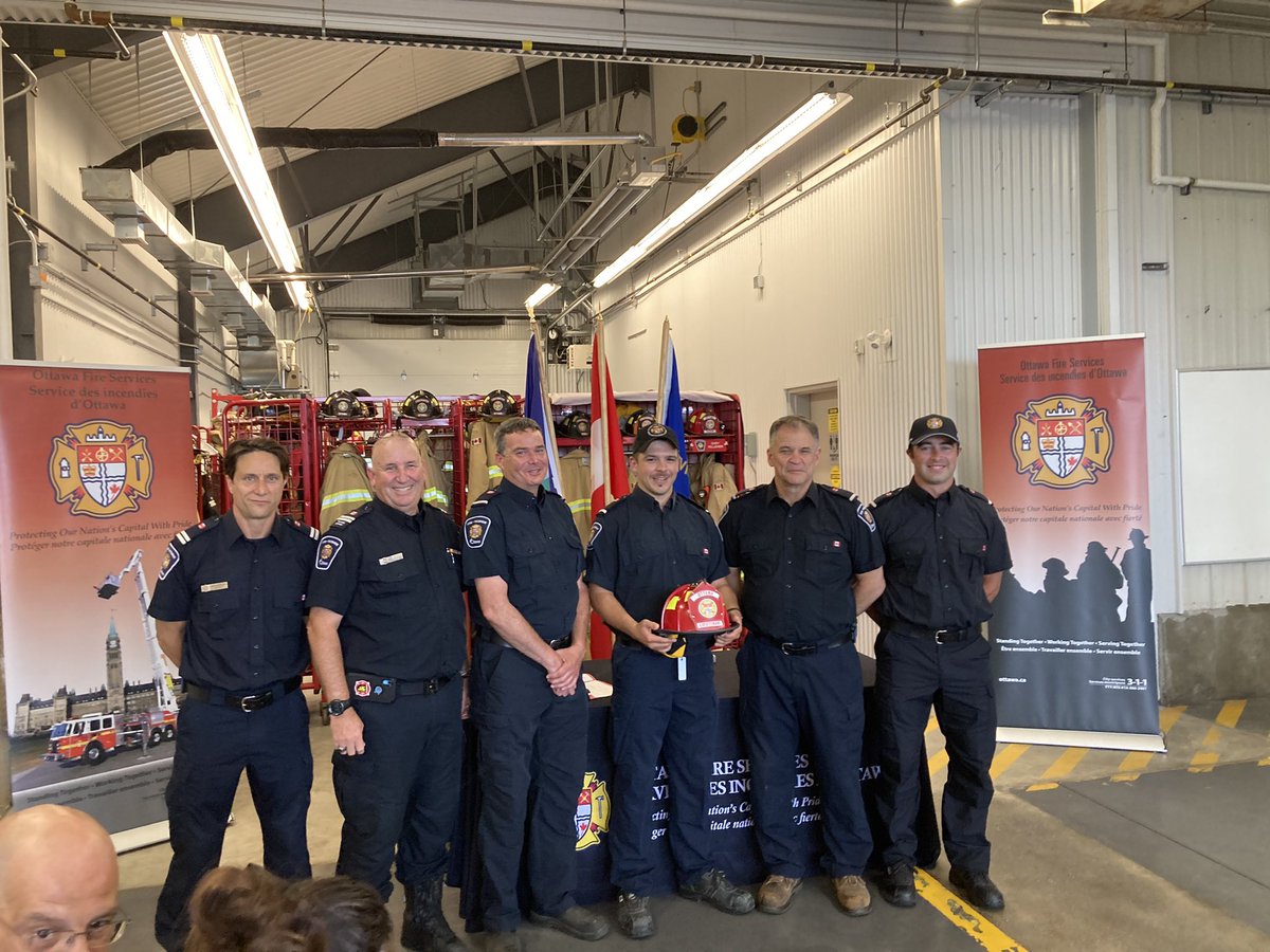 Congratulations Firefighter Nick Guerrini on your well deserved promotion to Lieutenant! #Stn66 <a href="/OttFire/">Ottawa Fire Services</a> 🔥🚒