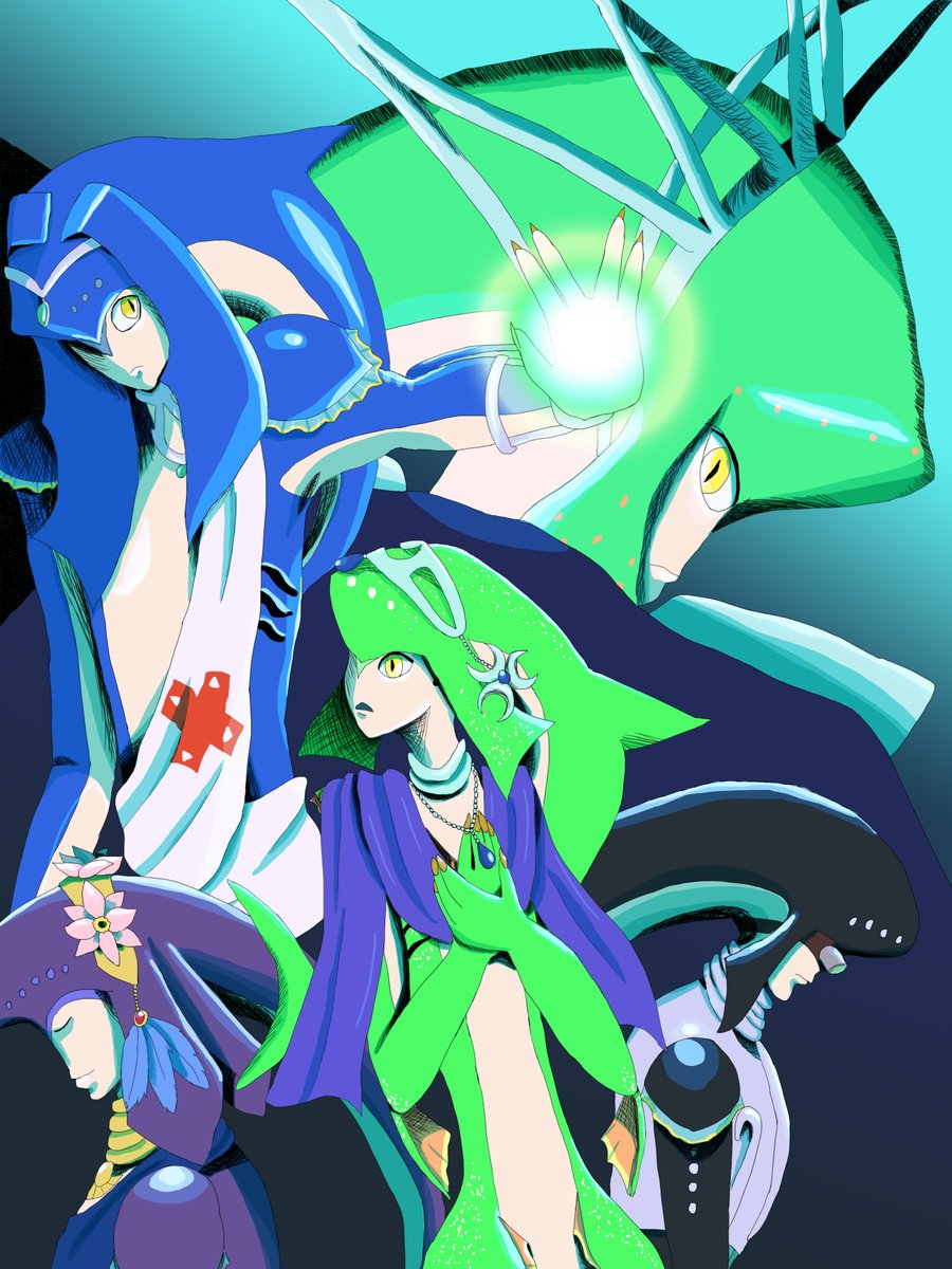 Beccaphish's tweet photo. yeah just a bunch of Zora OCs #zora #thelegendofzelda https://t.co/sBmBBTcJKL