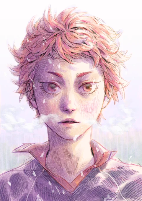 simple redraw of this masterpiece of a cover for his birthday 🌄❣️ #日向翔陽生誕祭2022 