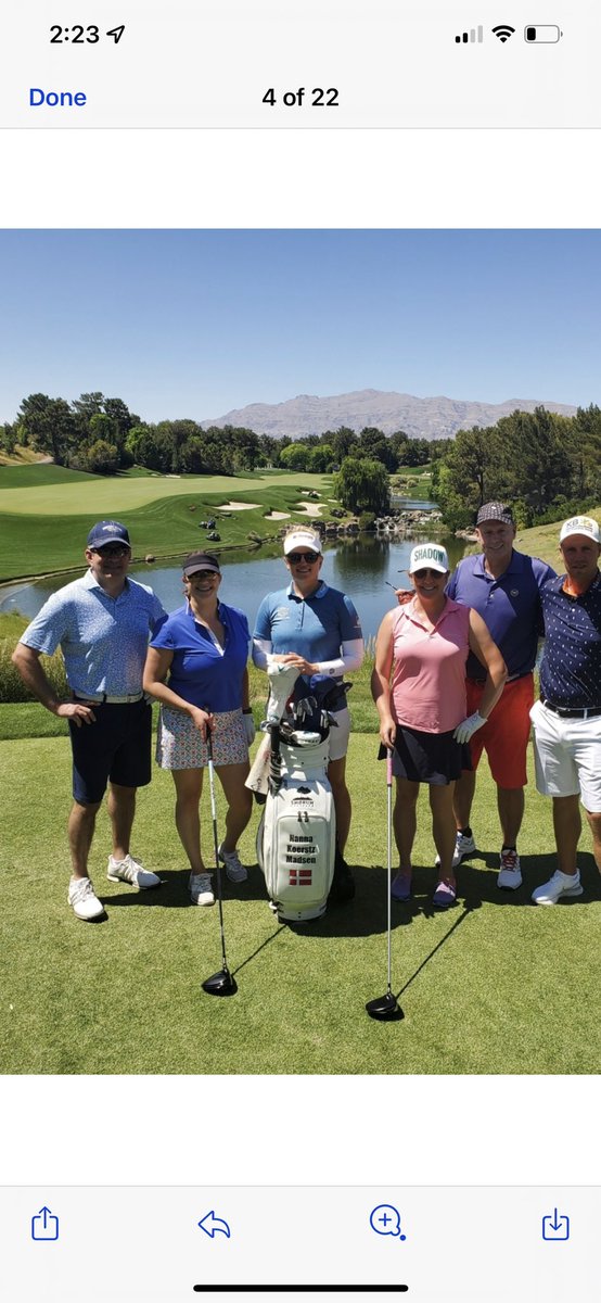 Looking forward to rooting for <a href="/KoerstzMadsen/">Nanna Koerstz Madsen</a> and #nicky this weekend <a href="/KPMGWomensPGA/">KPMG Women's PGA Championship</a>. No bridesmaids for her in December. Had fun playing with the two <a href="/LPGAMatchPlay/">LPGA T-Mobile Match Play Presented by MGM Rewards</a> <a href="/BetMGM/">BetMGM 🦁</a>