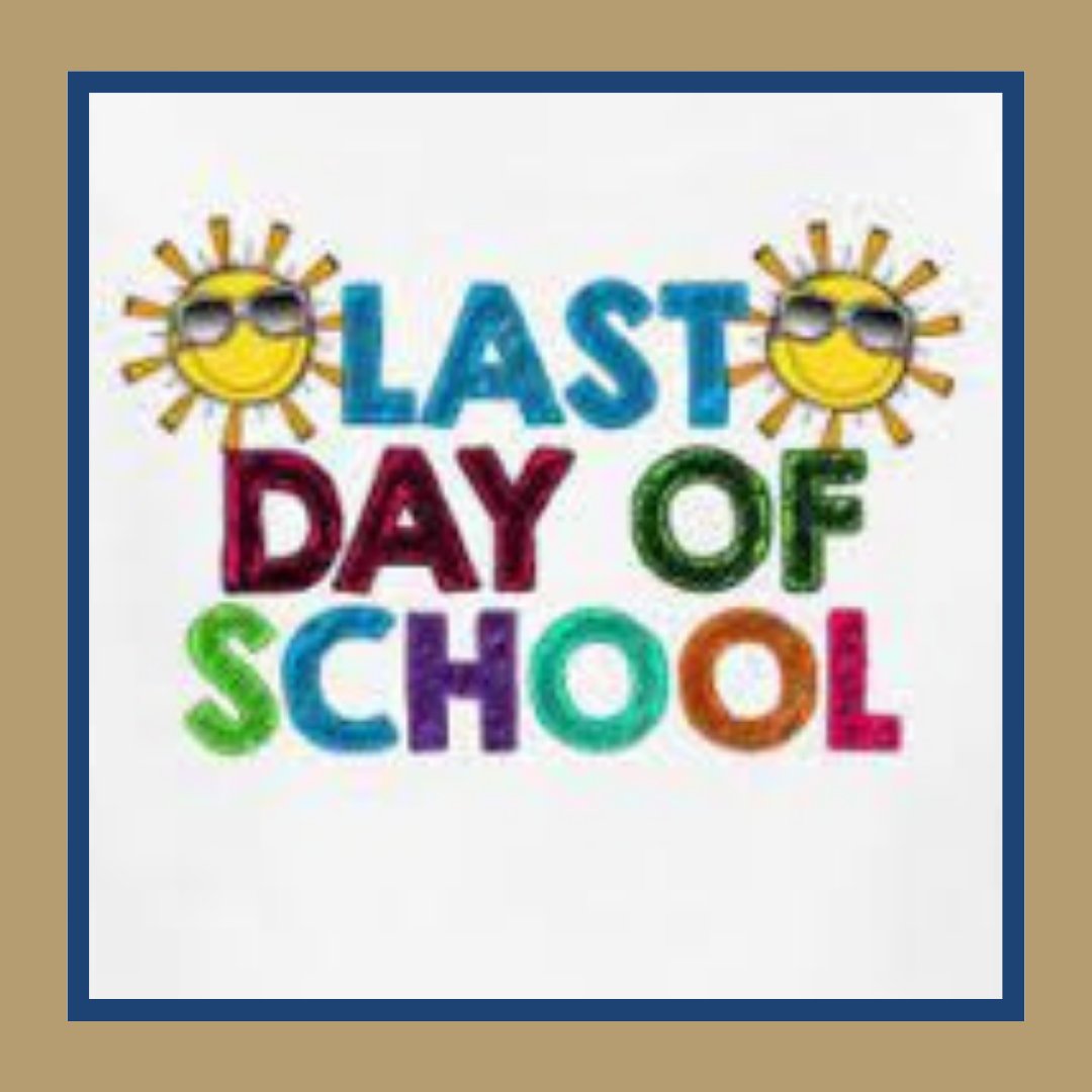 FoxboroughRCS's tweet photo. REMINDER: Friday, June 24th is the last day of school. Dismissal will begin at 11:00AM.
It has been an honor to work with your children for the 2021-2022 school year. Wishing you all a wonderful Summer!
#edthataddsup #WeAreFRCS #ENTER2LEARN #Exit2Lead https://t.co/Ypyvy8xe6z
