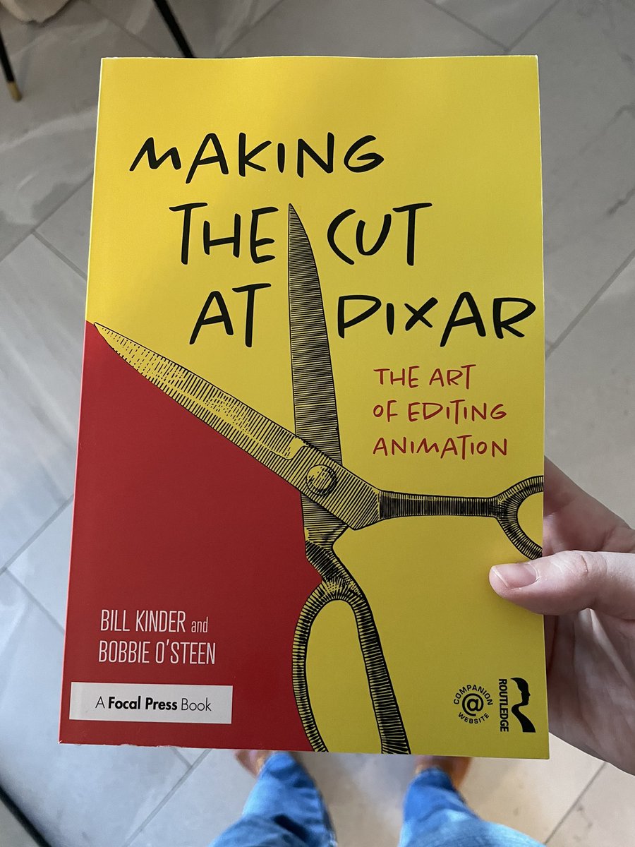 Yes!!! It arrived. Can’t wait to delve into this #makingthecutatPixar #movieediting #animationdirector