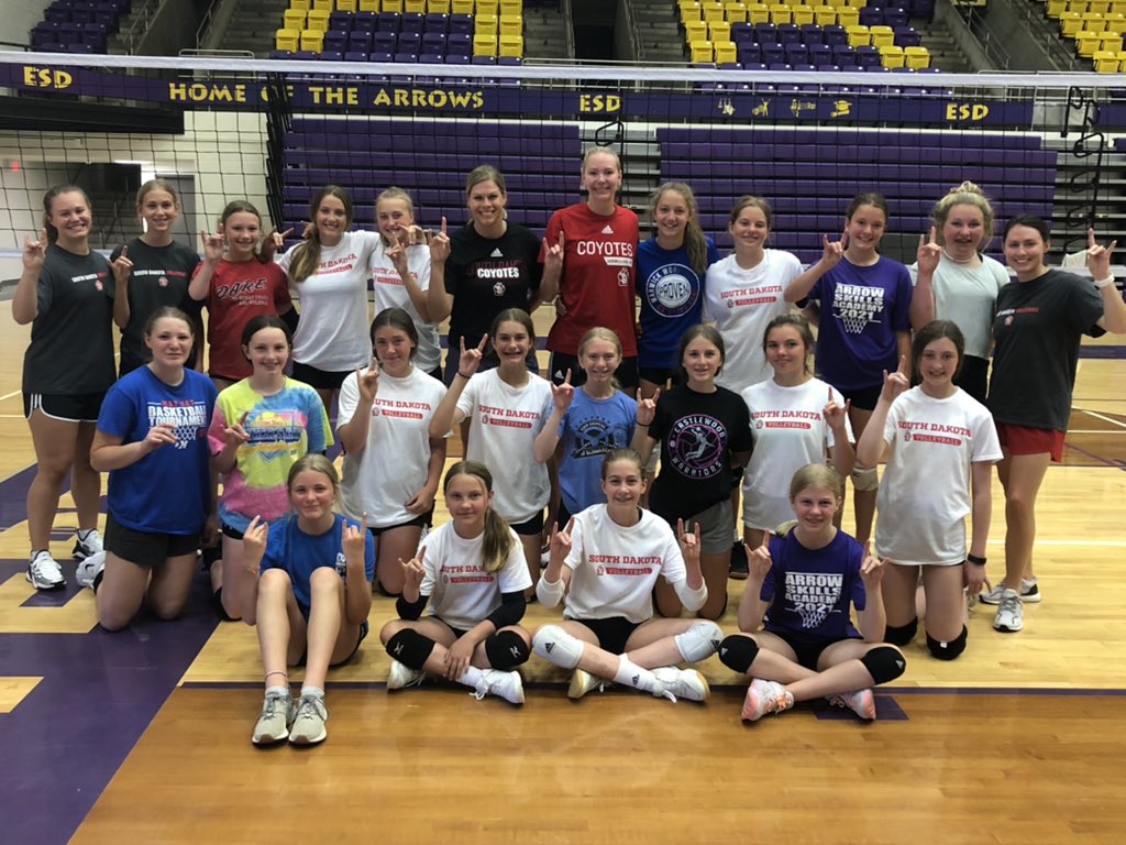 A Big Thank-You to <a href="/EliteAllianceV1/">Elite Alliance Volleyball Club</a> for hosting the <a href="/SDCoyotesVB/">South Dakota Volleyball</a> satellite camp this week! #GoYotes