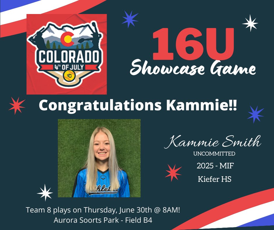 Big shout out to <a href="/jaidencoffey_/">jaiden.coffey</a> for being selected for the 16U futures game to be aired on ESPN3 and to <a href="/kammiesmith9/">Kammie Smith</a> for being selected to play in the triple crown sports showcase game. Kammie will play at 8am June 30th and Jaiden will play at 730pm MST! Proud of you both!
