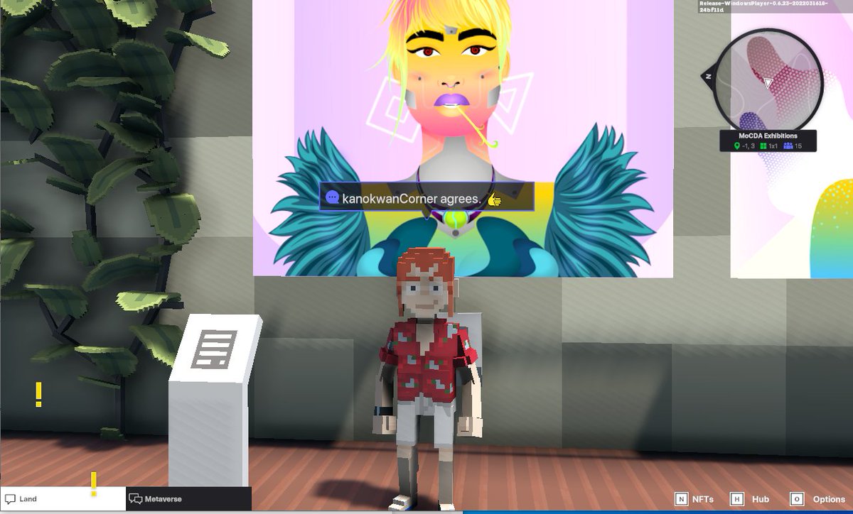 CornerKanokwan's tweet photo. @TheSandboxGame @worldofwomennft I just participated in the #TheSandbox weekly contest for a chance to win 200 mSAND! I found the art piece, check out my screenshot below!
👇

Found https://t.co/Ht5lF01yDA