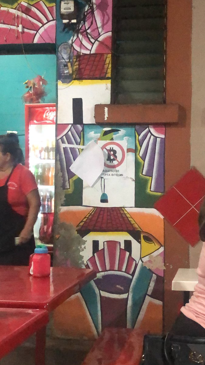 warriorsv's tweet photo. En Nejapa lo tienen claro #NoBitcoin https://t.co/mRCCxe2SSs