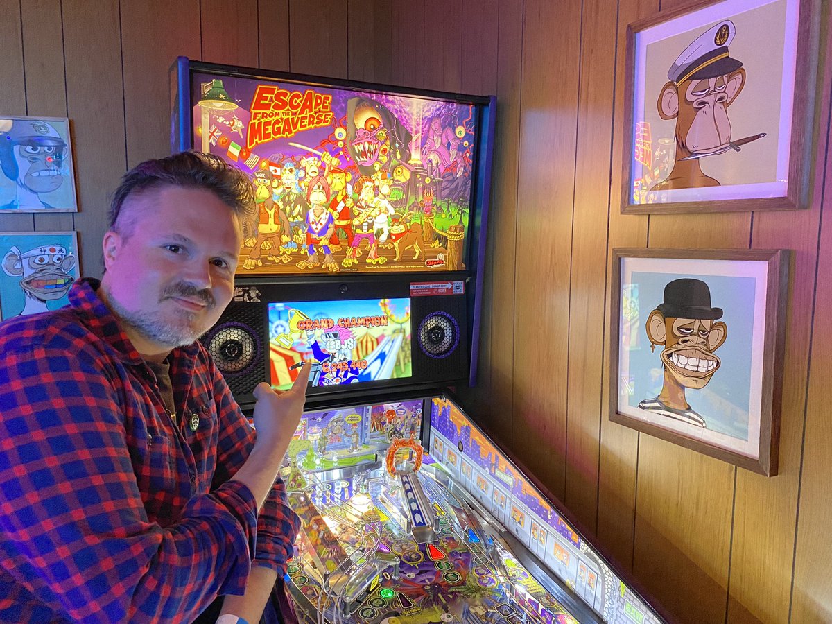 EscapeMegaverse's tweet photo. Ok… who’s going to beat the current #ApeFest high score by @DrStarkweather?!

#MegaverseProject // Escape from the Megaverse // 👀https://t.co/6eLtCwS6VK https://t.co/sUY1Eo7558
