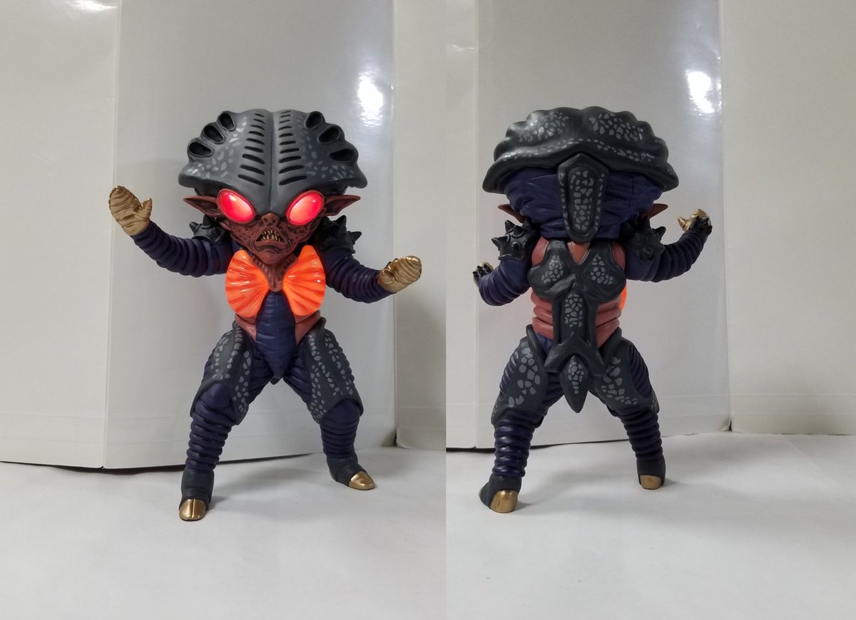 アルティメットルミナスのベンゼン星人、コッテンポッペ！造形は細かく