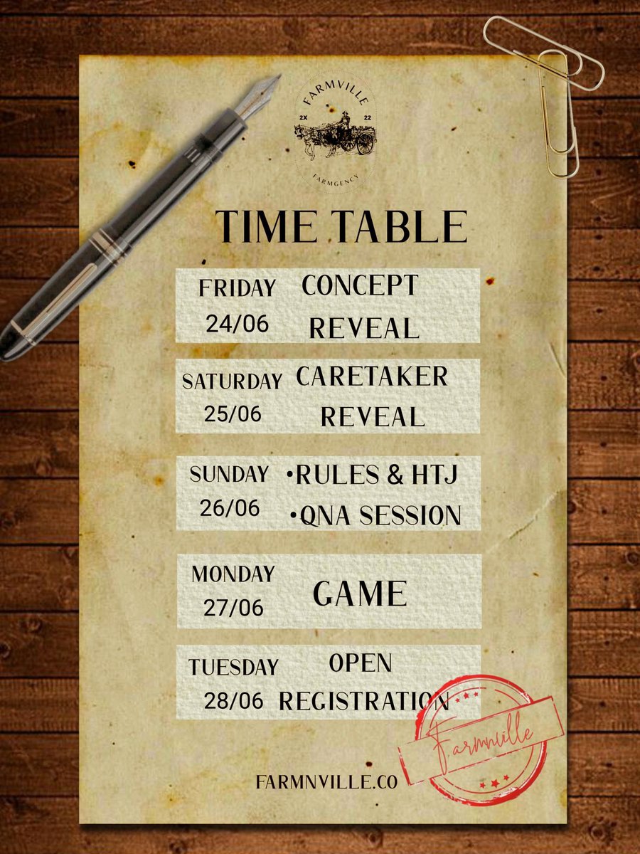 worsbin's tweet photo. ㅤ

       ️

      Are you ready to join our farmnville? Check our timetable and let's have fun!

ㅤ https://t.co/mDPhtozBqd