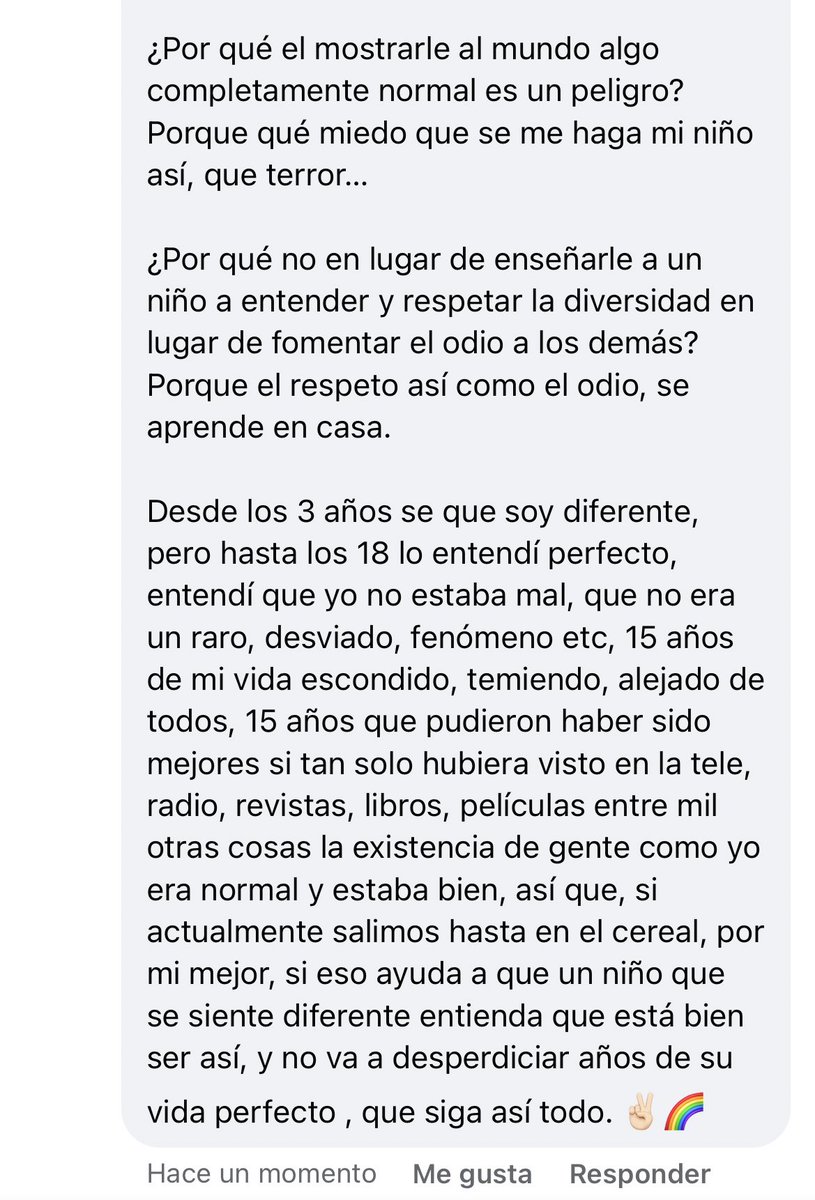 Una adscrita de mi R1 compartió esto y pues nada, se le respondió cómo tiene que ser: