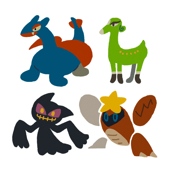 ポケモンうろ覚えで描くったー のtwitterイラスト作品 人気順