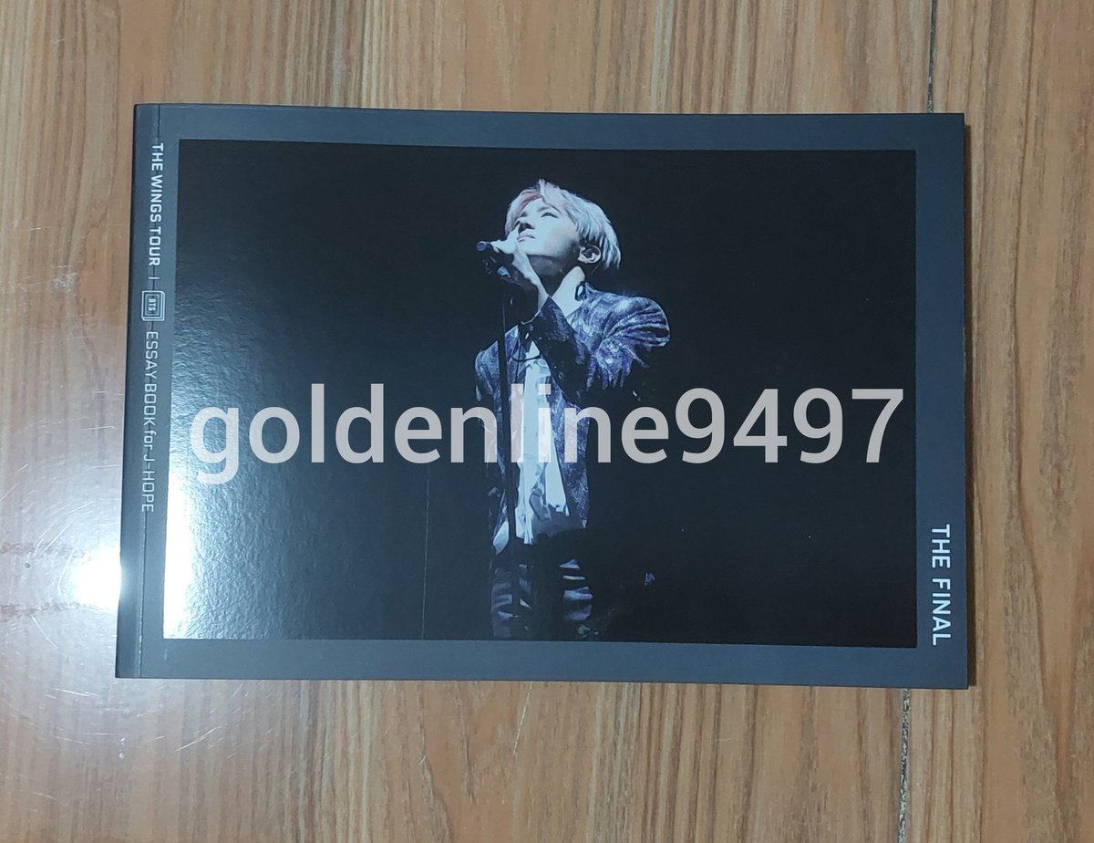 goldenline9497's tweet photo. WTS LFB PH
THE WINGS TOUR THE FINAL 

JHOPE ESSAY BOOK
Onhand and ready to ship

1,500PHP
1 month dop w/50% dp, but will prio PAYO.

GCASH,BPI, BDO
via LBC, J&amp;T

DM for inquiries https://t.co/IPIlWKfqbk