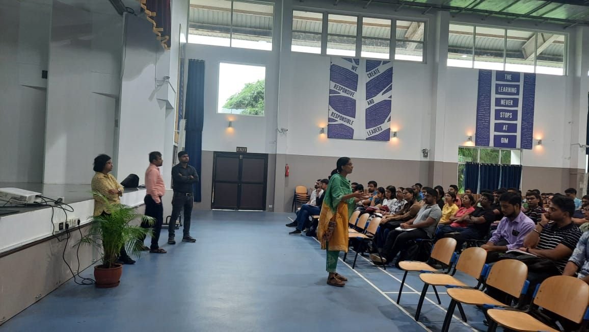 cssagim's tweet photo. On behalf of @GIM_Sanquelim @cssagim  is thrilled to welcome the new batch of 2022-2024 to the #GIM family! Yesterday we interacted with the energetic and enthusiastic students during the induction. 
#CSSAGIM #SocialSensitivity #Induction2022 #sustainability https://t.co/ZQ5JfgEY1s