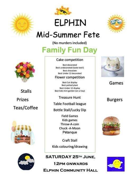 Summer fun at #Elphin Saturday 25th June, from 12pm.