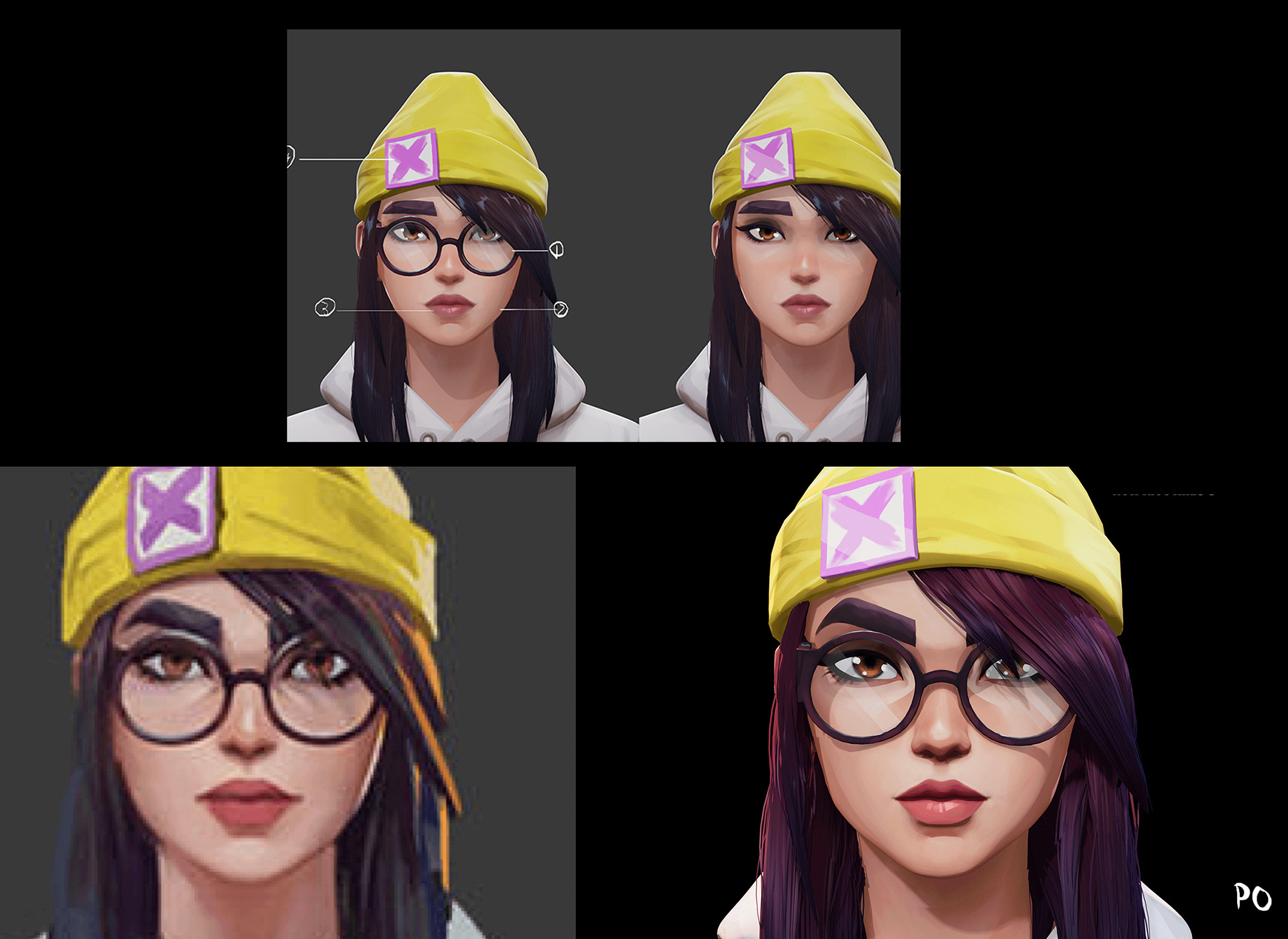 Suke on Twitter "Hope you guys enjoyed Ep.5 CG! Some facial look dev I've done for Ep.4 & 5