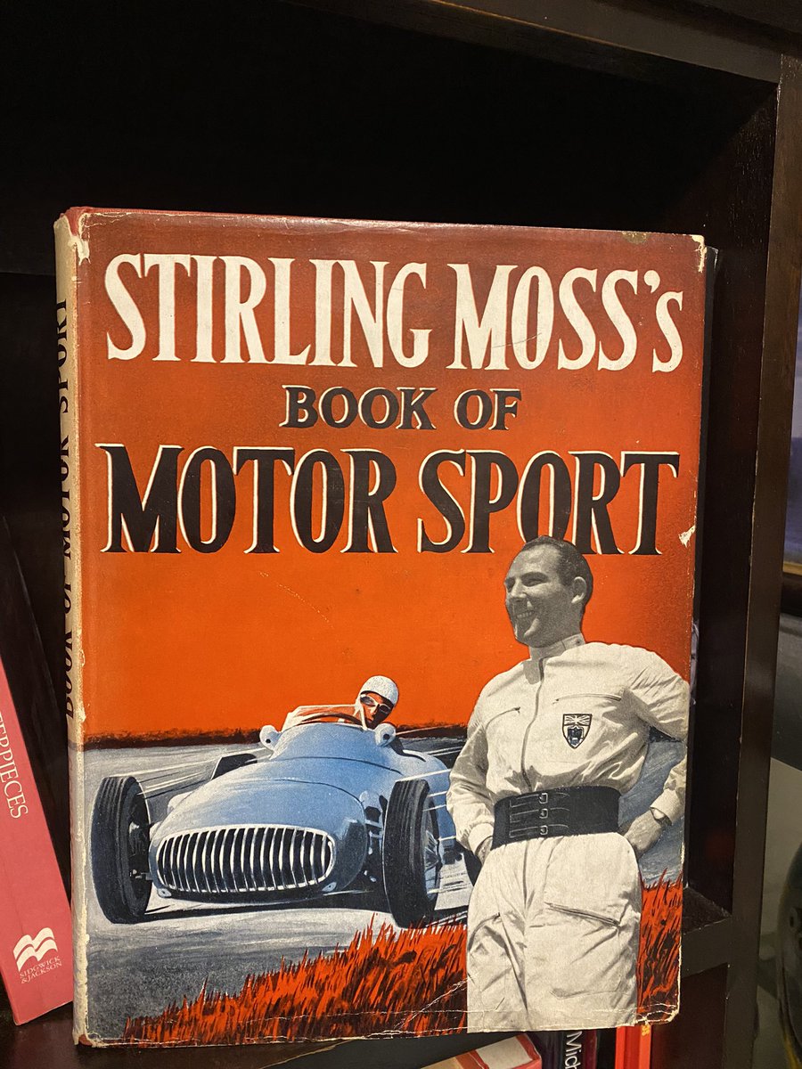 F1Podcast's tweet photo. Today I got the oldest F1 book I own. Published in 1955 which makes it 67 years old! The dust jacket is a little worn but otherwise it’s in great shape. #F1 #F1book https://t.co/KxPQVH7S2g