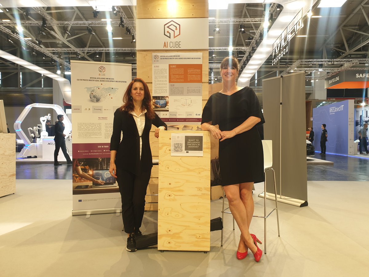 AI-CUBE is live from <a href="/automaticafair/">automatica</a>, the leading exhibition for #smartautomation &amp; #robotics!
<a href="/PnoEurope/">PNO Europe</a> is ready to welcome you to the AI-CUBE stand and tell you all you need to know about this #H2020 project and the work that PNO is performing in the frame of this initiative!
