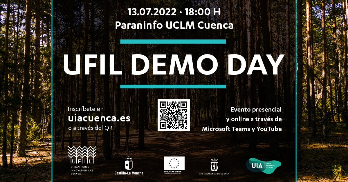 ¡¡Te invitamos al #UFILDemoDay!!

🗓️miércoles 13 de julio
⏰18:00
📍Paraninfo de Cuenca y online #Teams y #YouTube 

Proyectos de jóvenes que usan la sostenibilidad y la creatividad para #regenerar nuestro modelo actual.

Apúntate: uiacuenca.es