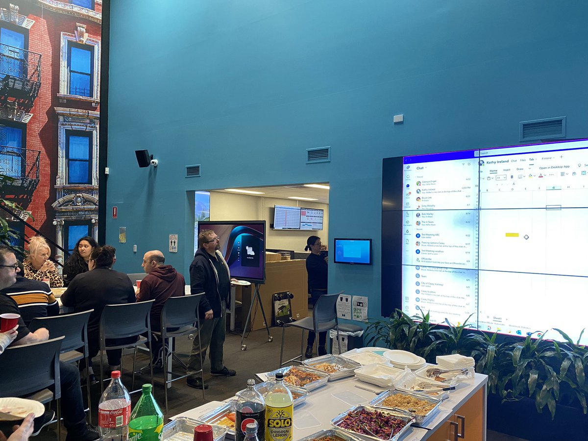 Hybrid working takes on many forms, such as <a href="/ICommAUS/">IComm Australia</a> “Rostered Day In”, where we make the most of everyone being together for a lunch n learn delivered by our Training and Adoption Team. #sharepoint and #Turkishfood… what a combo!