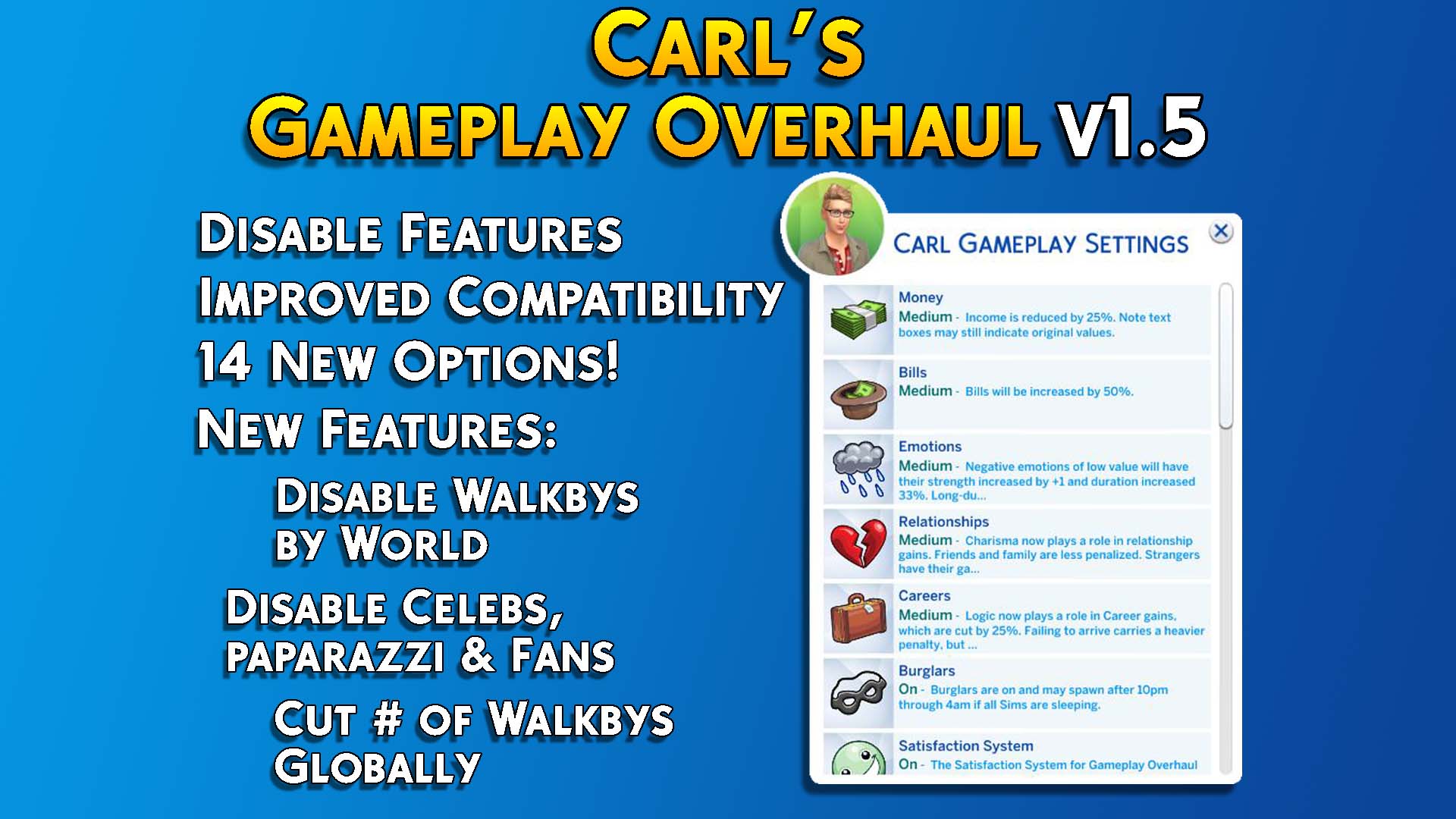 carl gameplay sims 4