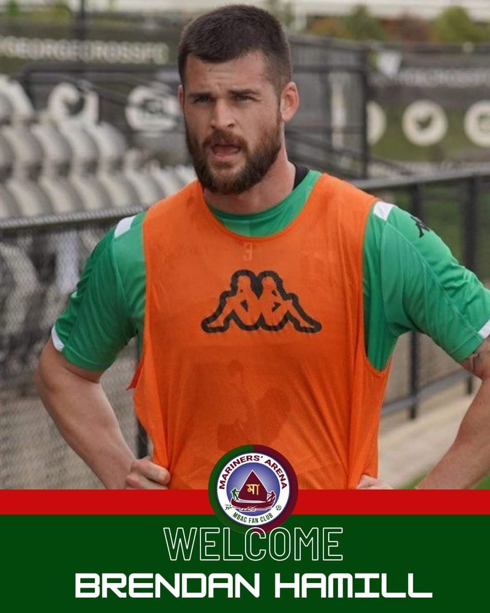 ArenaMariners's tweet photo. Its official now! Brendan Hamill is now a Mariner. This tough man will be leading our defence.
💚❤️
#JoyMohunBagan https://t.co/Gk6l3WjfRX