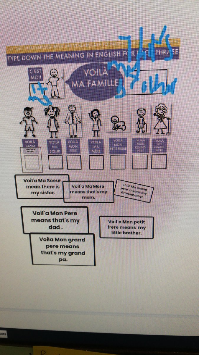 FrenchGaskell's tweet image. It's great to see some evidence of French on Seesaw - well down Year 5! @FrenchGaskell @GaskellPrimary